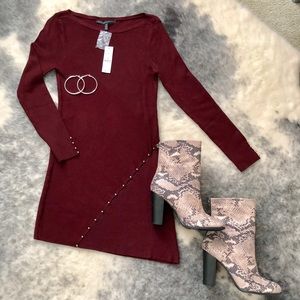 White House Black Market asymmetrical tunic NWT